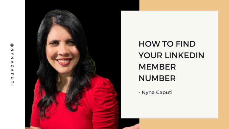 How to find your LinkedIn Member Number